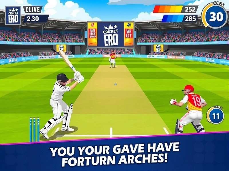 Real11 Super Cricket Hero Gameplay Screenshot